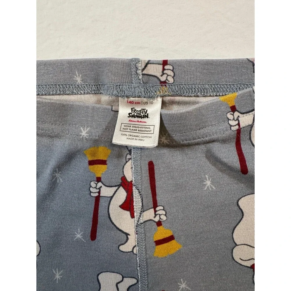 NWOT Hanna Andersson Frosty The Snowman Long John SET 140 cm / US 10